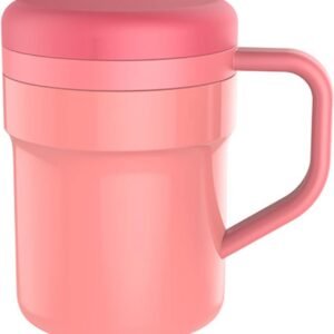 Coffee Mug 320 ML Mixing Cup Automatic Self Stirring Mug Stainless Steel Magnetic Heating Mug Coffee Milk Mixing Cup No Battery Required,Pink