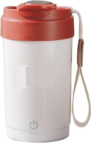 Self Stirring Mug, 300ML Automatic Self Stirring Mug USB Rechargeable Electric Smart Coffee Cup Portable Rotating Magnetic Cup Self Mixing Mugs,for Office/Kitchen(WHITE)