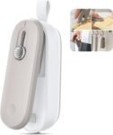 2 in 1 Mini Bag Sealer Heat Seal and Cutter With Lanyard - Portable Handheld Chip Heat Sealer for Snacks, Candies, Plastic Food Storage (Batteries Included)