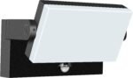 60W LED Outdoor Wall Light – 360° Adjustable Head, Motion Sensor, Color Temperature Adjustable (3000K/4000K/6500K) Waterproof Security Lighting for Garage, Porch & Yard