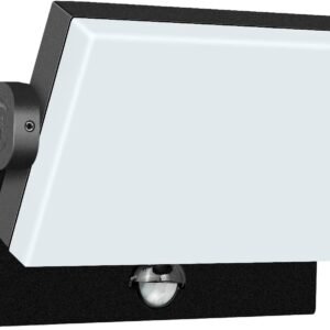 60W LED Outdoor Wall Light – 360° Adjustable Head, Motion Sensor, Color Temperature Adjustable (3000K/4000K/6500K) Waterproof Security Lighting for Garage, Porch & Yard