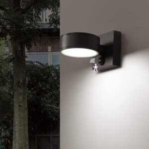 Motion Sensor Outdoor Lights, Aluminum Outdoor Wall Sconce, LED Porch Lights, Exterior Lighting fixtures, Waterproof 3000K/4000K/5000K Front Porch Light for Garage Enterway