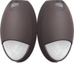 Outdoor Led Emergency Light with Battery Backup Photocell Sensor Self Test Diagnostics, Aluminum Exterior Waterproof Commercial Wall Pack Emergency Lighting Fixtures 120-277VAC UL Certified (2 Pack)